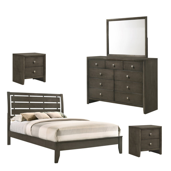 CDecor Home Furnishings Crawley 5 Piece Bedroom Set Wayfair